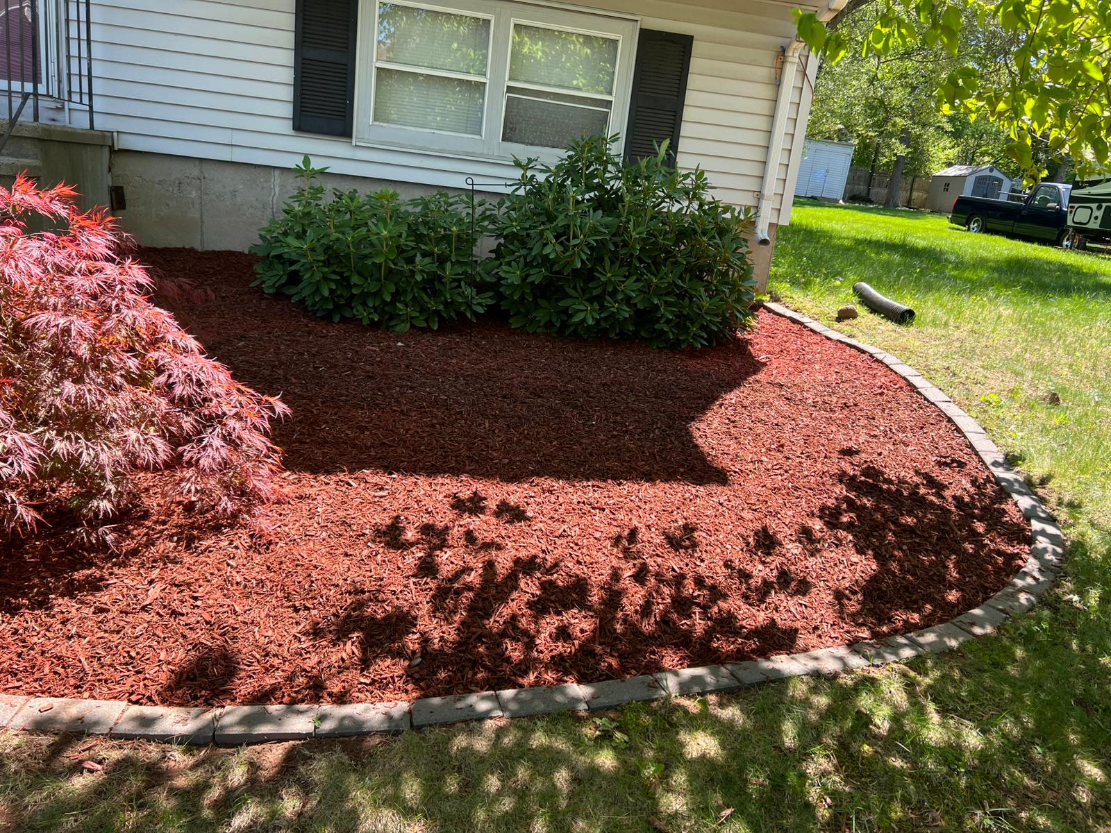 Backyard garden pruning service